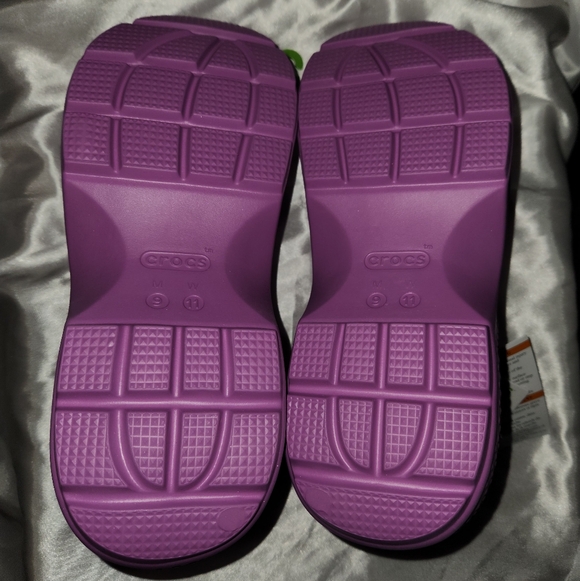 New Crocs Stomp Clog | Bubble Glitter Color | Sz 11W/9M - Picture 4 of 7